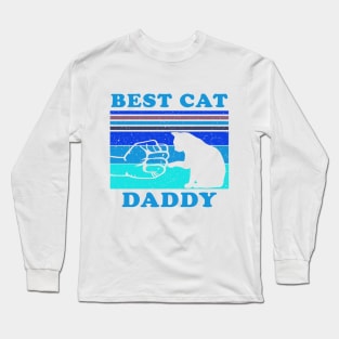 best cat daddy Long Sleeve T-Shirt